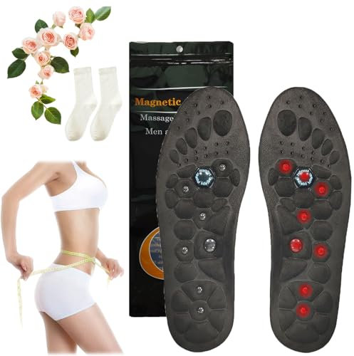 Akupressur Magnet-Einlegesohlen, Magnetic Massage Insole For Men And Women, Acupressure Insoles, Relaxed Feet Shoe Insoles (1Pair, 40-43)