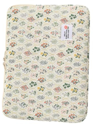 Nybhyjka Funda para portátil para Mujer, Bonita Bolsa de Transporte con Diseño Floral para portátil de 14 Pulgadas | Funda Multiusos para Ordenador