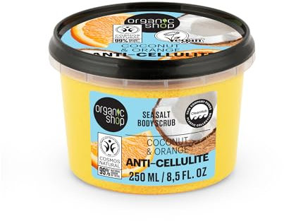 Organic Shop 250ml Body Scrub Anti-Cellulite Coconut & Orange