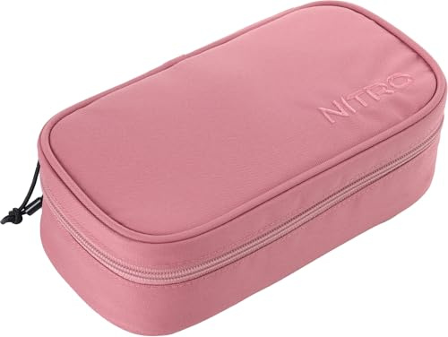 Nitro Pencil Case XL Inkl. Geo Dreieick & Stundenplan, Federmäppchen, Schlampermäppchen, Faulenzer Box, Federmappe, Stifte Etui