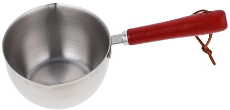OQHAIR Olla con Pico vertedor, Mini Olla arrocera, asador, Horno, Cacerola, sartén, Wok con Tapa, Olla pequeña para cocinar, sartén sin Fuego, Mini Calentador, ollas pequeñas para cocinar