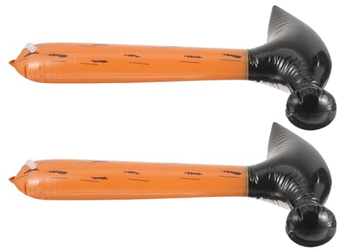 GALPADA 2 Stück Aufblasbare Hammerspielzeug Aufgeblasener Hammer Quietschender Hammer Aufblasbarer Hammer Poolspielzeug Spielzeughämmer Für Kinderspielzeug Schwimmbad Party PVC