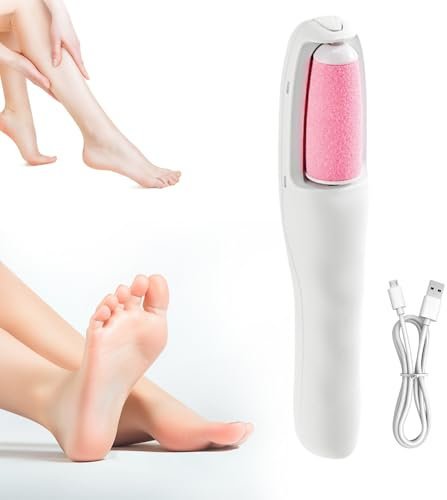 2-in-1 Foot File Epilator, 2025 New Foot Files for Hard Skin, Dead Skin Remover for Feet, for Dry Dead Skin Cracked Heels Calluses (1pcs)