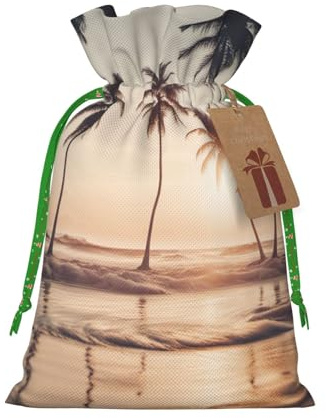 Bolsas de regalo con cordón de Navidad con estampado de paloma de dibujos animados, saco festivo de Navidad, fiesta de cumpleaños, embalaje de regalo