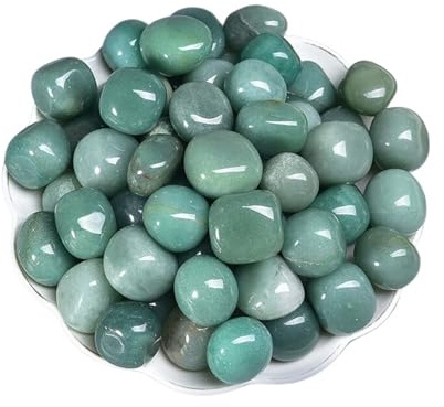 RNUMLIGH 50 g de Pierres roulées en Vrac, Cristaux de Gravier de minerai de Quartz de 1,5 à 3 cm