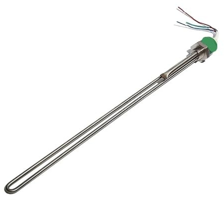 Chauffe-eau électrique solaire 220 V Insert latéral G3/4 25 mm Filetage Élément chauffant à immersion 1,5 kW avec tube de sonde