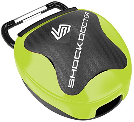 Shock Doctor Unisex's Case Mouthguard, Shock Green, One Size