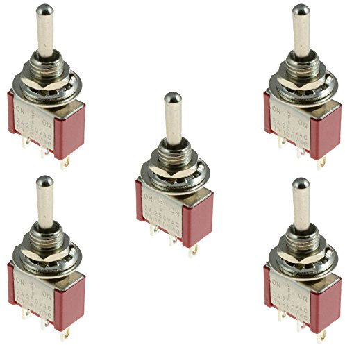 5 x Mini On/Off/On Toggle Switch Miniature SPDT