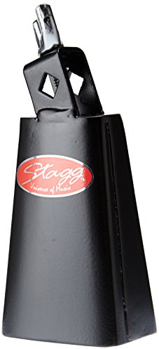 STAGG 4-1/2 Zoll Kuhglocke m.Schraube,schwarz
