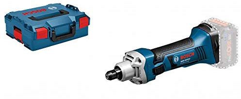 Bosch Professional 18V System Akku Geradschleifer GGS 18 V-LI (Leerlaufdrehzahl 22.000 min-1, inkl. L-BOXX, ohne Akku/ Ladegerät)