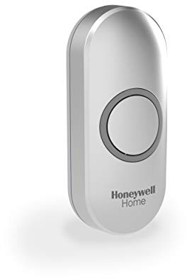 Honeywell Home trådlös ringklocka med LED-funktionsdisplay, silver/grå, DCP311G