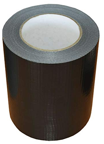 150mm x 50m Extra Wide Black Waterproof Gaffer Duct Cloth Adhesive Tape Qty 1 Roll