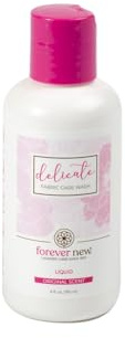 FOREVER NEW Delicate Hypoallergenic Laundry Detergent Liquid - 6-8 Large Loads - Gentle washing detergent for Silk, Cashmere, Bra, Undergarments, Cotton, Wool, etc. - Original Scented - 4oz