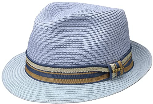 Stetson Licano Toyo Trilby Strohhut UV Schutz 40+ Damen Herren Frühling Sommer