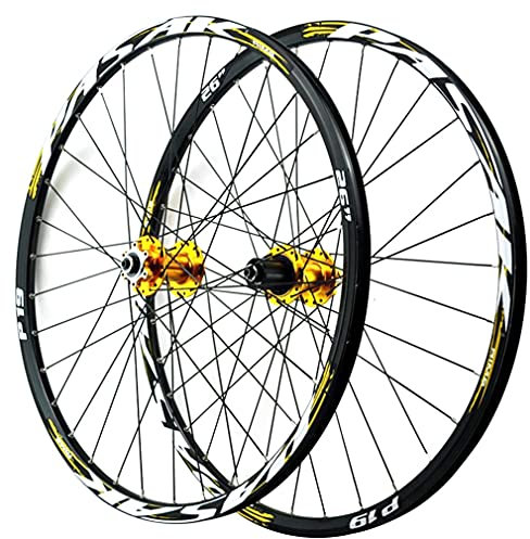 Generic 26 27,5 29 MTB Felge Mountainbike Scheibenbremse Laufradsatz Fahrrad Schnellspanner Laufräder 32 Loch Nabe für 7/8/9/10/11/12 Speed Kassette Fr