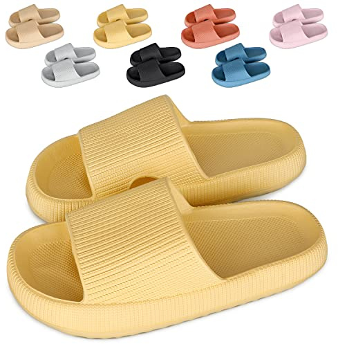 Cozislides Original Cosify moln tofflor Cloudyzz tofflor supermjuka Airfloppy tofflor halkfria badtofflor unisex badtofflor öppen tåseparator sommar flip flops