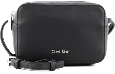 Calvin Klein Donna Borsa a Tracolla Ck Must Camera Bag Piccola, Nero (Ck Black), Taglia Unica