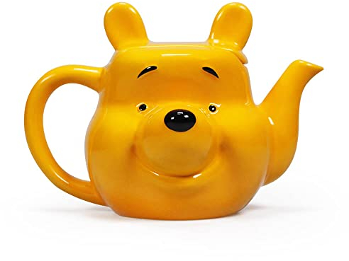 Théière Disney Winnie l'ourson - Winnie l'ourson - Half Moon Bay - Jaune - Céramique - 400 ml