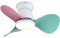 Lámpara Ventilador Techo Pequeña Silencioso DC Ventilador de Techo con Luz y Mando a Distancia Reversible 3 Aspas 3 CCT, para Dormitorio Habitación Infantil