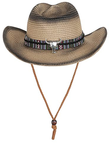 IBLUELOVER Panama Strohhut für Herren Damen - Anti-UV Sonnenhut mit Breiter Krempe, Atmungsaktiv Roll Up für Strand, Outdoor, Vintage Havanna Jazz Stil - Perfekt für Reisen und Urlaub