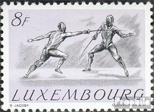 Prophila Collection Luxemburg 500 gestempelt 1952 Sommerspiele (Briefmarken für Sammler) Kampfsport (Boxen/Fechten/Ringen/Karate …)