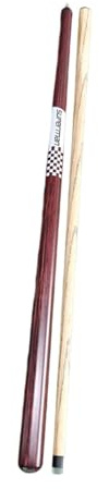 Amagogo Billard-Pool-Queue, Pool-Queue, 55 Zoll, zweiteilig, professioneller Pool-Queue, Holz-Billard-Queue für Bar, Übungs-Queue-Haus