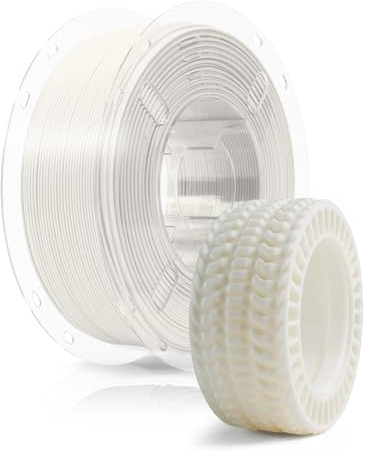 FilaBees TPU Filament 1,75mm Weiß, 95A Weich-Flexibel 3D-Drucker Filament | Hohe Elastizität, glatte Oberfläche, 1kg, FDM-kompatibel, ideal für Handyhüllen, Wearables & Funktionsteile