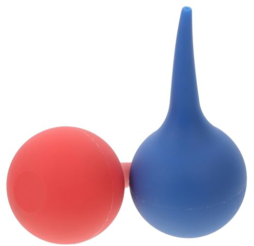 EXQUIMEUBLE 2 Stück Ohrspülbirnen 75 Ml Gummi Sanfte Ohrreinigung Weiche Hand Ohrreiniger Für Ohrenschmalzentfernung Multifunktional Für Hause Und Unterwegs