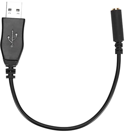 Garsent USB de hasta 3.5 Mm Jack Sound Adapter Cable Digital Profess