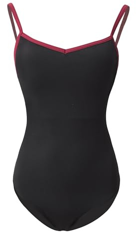 ROYAL SMEELA Body danza classica senza maniche donna body da balletto con reggiseno incorporato