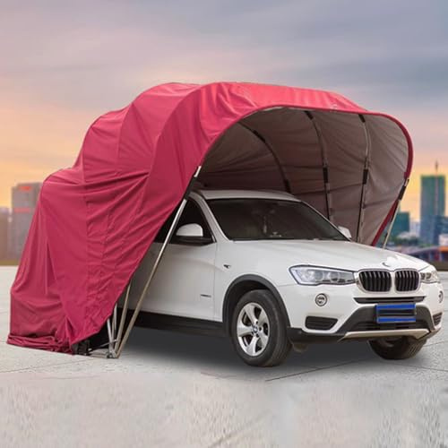 Faltbare Garage, verbesserte mobile Garage, einziehbar, robust, Schattenschutz für den Außenbereich, LKW, Boot, SUV, 18 x 8,2 x 7,6 m