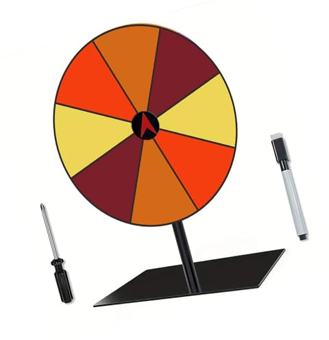 Tavolo Premio Giradischi Ruota Gioco a premi Giradischi Fortunati Disegni Roulette Ruota per Partito Incontri Carnevali Fiera Premio Portatile Roulette Ruota Gioco da tavolo Giradischi Etichette