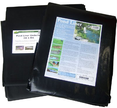 Flexiliner Pond Liner 10x10m with 40yr guarantee and FREE Underlay