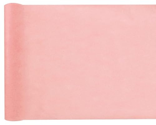 Santex Tischläufer Rosa 'Vlies' 30 cm x 10 m - Dekostoff - Dekoration für Hochzeit oder Feier
