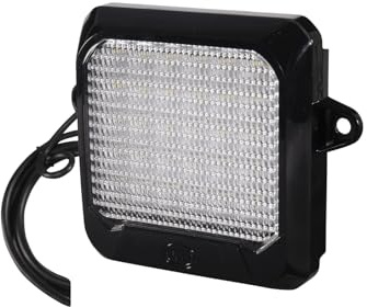 HELLA 1GA 995 193-031 LED-Arbeitsscheinwerfer - Flat Beam 500-12/24V - 500lm - Einbau/Schraubanschluss - 2-Punkt Befestigung - Nahfeldausleuchtung - Kabel: 2000mm - Stecker: offene Kabelenden