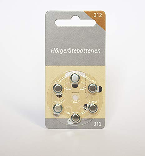 Hörgeräte Batterien Größe 312er 60 Stück