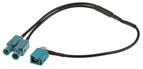 MagiDeal Dual-Male Fakra Y-Splitter to Female Fakra Antenna Adapter Cable for VW AUDI