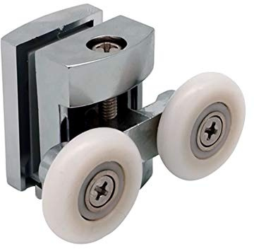 Shower Door Wheels | 20mm, 23mm or 25mm | Uppers or Lowers | Double Twin Shower Door Rollers Runners | ROLL009 (Upper Wheel, 23mm)