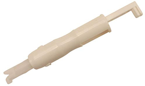 ZickZackNaehmaschine Zwei in Einem Nadeleinfädler & Nadeleinsetzhilfe für Brother, AEG, Janome, Pfaff, Veritas, Bernina, Husqvarna, Carina, Privileg, W6 Beige/Creme
