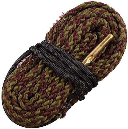 Fayelong Bore Snake Cleaner. 17. 22. 40. 50. 308. 380 Cal 6, 7, 9mm Calibro 12 20 28 410 GA Corda per Pulizia di Fucile, per Pulizia di Carabine, Pistole, Fucili da Caccia
