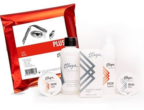 Lot de 5 sourcils plus marron