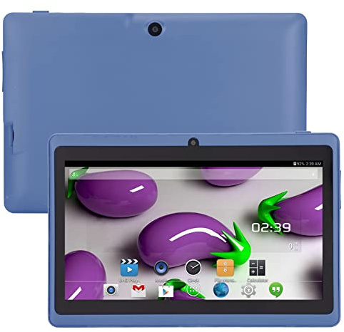 7 Inch Kids Tablet, 32GB Quad Core Eye Protection Kids Tablet,Support Wifi, Bluetooth,GPS Multifunction, Ront and Rear Dual Cameras, Puzzle Early Education Tablet PC Gifts for Kids Birthday(Blue)