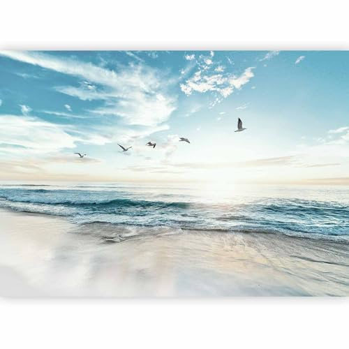 murando - Carta da Parati Moderna per Cameretta, Mare, 500x350 cm | Fotomurali in TNT, Decorazione da Muro XXL, Carte da Parati Moderne, Spiaggia, Produzione Europea