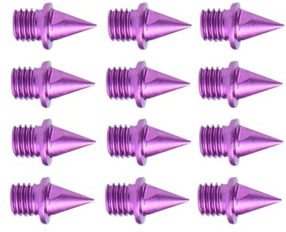 Oshhni 12x Ersatzspikes für Laufschuhe, Leichtathletik-Laufspikes, Laufschuhspikes