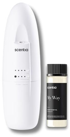 Waterless Plug-in Cold-Air Scent Diffuser with App Control, 600 Sq. Ft