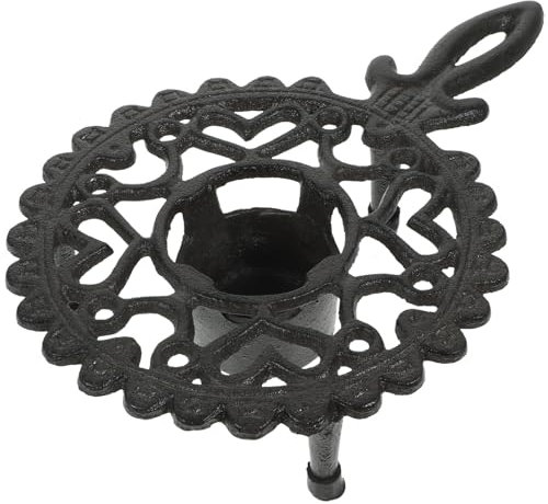 FELTECHELECTR Portacandele Vintage Per Riscaldare Teiere Stufa Per Tè Elegante Design Compatto e Decorativo Per Casa e Festa