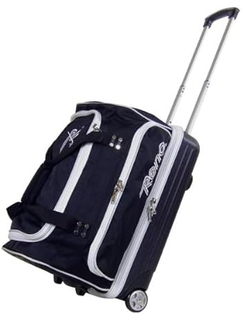 L'Estel Skates - Hockey Reno - Maleta conTrolley Reno Gipsy, Trolley con Dos Compartimentos para Jugador de Hockey Patines. (Negro, 54x38x32 cm)