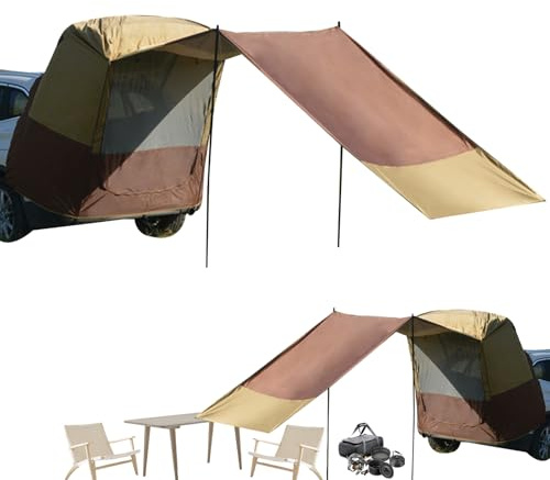 Toldo de autocaravana, toldo de Camión | Barras de techo deslizantes resistentes a la intemperie y al viento,Toldo lateral retráctil toldo de tienda, toldo de techo, toldo de la Tienda de portón