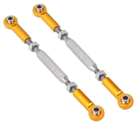 FUNNETOYU 6 Piezas Varilla De Tracción Ajustable para Truck Buggy Varilla RC De Longitud Larga De Suspensión para RC