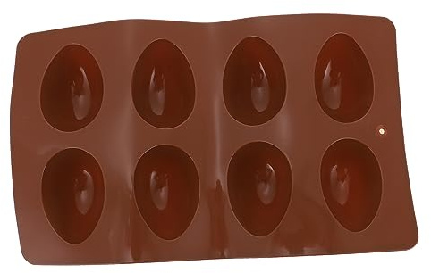 VICASKY Cavity Easter Egg Silicone Chocolate Candy Moulds Non Stick Flexible DIY Baking Mould for Cupcakes Jelly Ice Cubes Food Grade Oven Microwave Safe Easy Clean